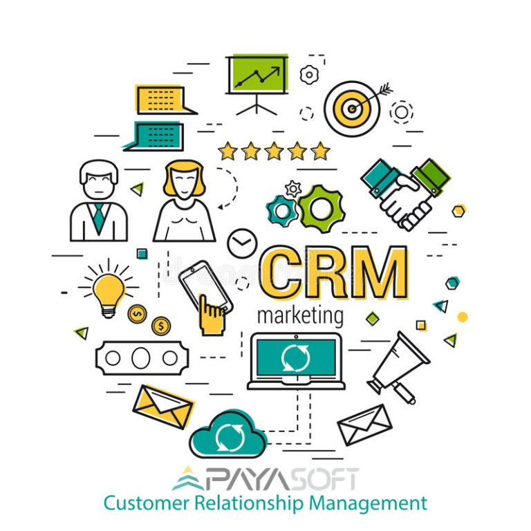 vector-line-art-concept-crm-round-customer-relationship-management-infographic-white-background-78058083-1